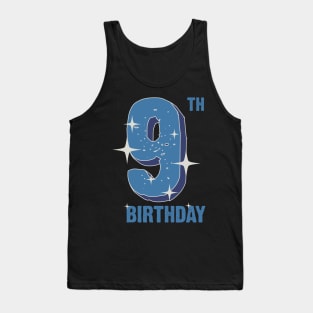 9th birthday for boys Tank Top